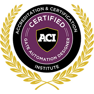 Accreditation and certification gate automation designer AFA Arkansas
